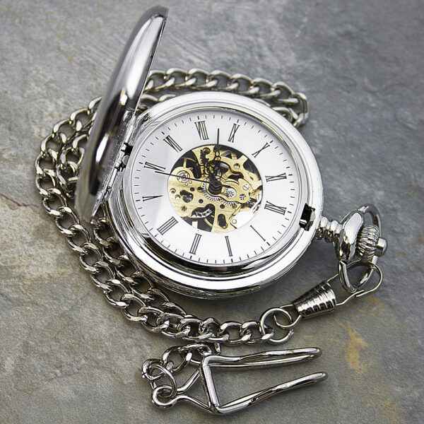 Personalised Valentine’s Day Dual-Side Pocket Watch