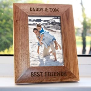 Daddy My Best Friend Engraved Photo Frame