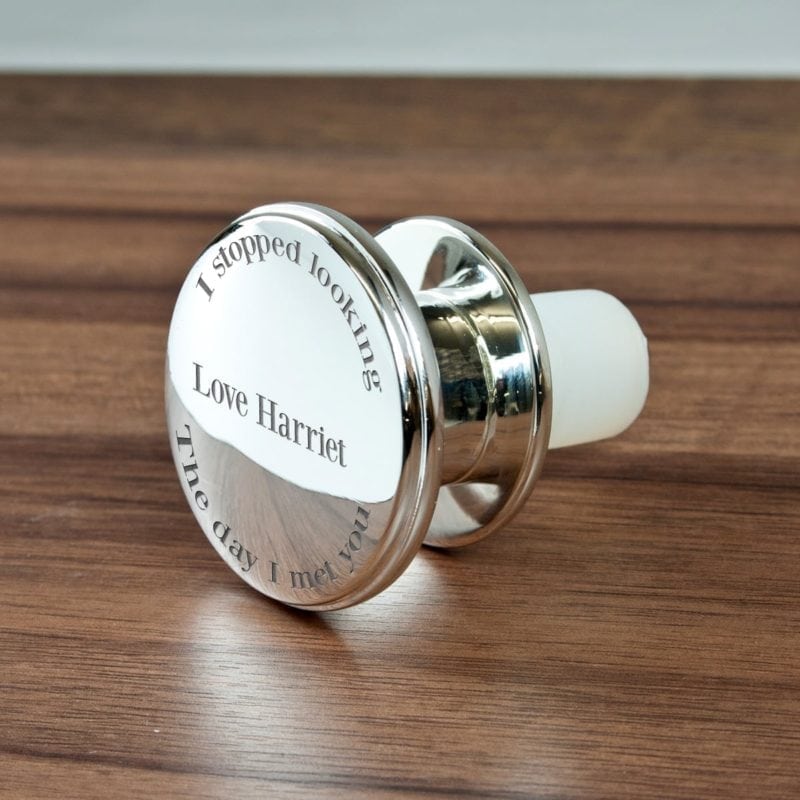 Engraved 'You're the One' Wine Bottle Stopper