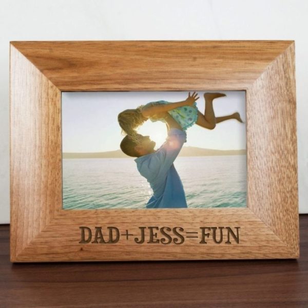 Fun with Dad Engraved Photo Frame