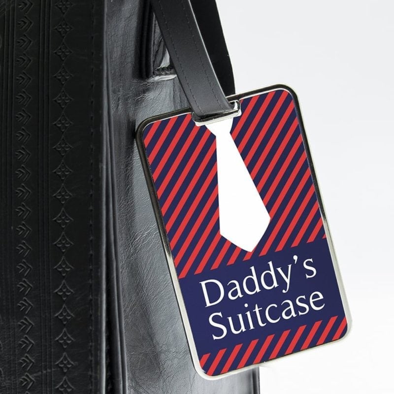 Gentlemen's Shirt And Tie Luggage Tag