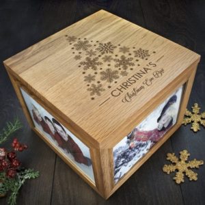 Personalised Christmas Memory Box Tree Design