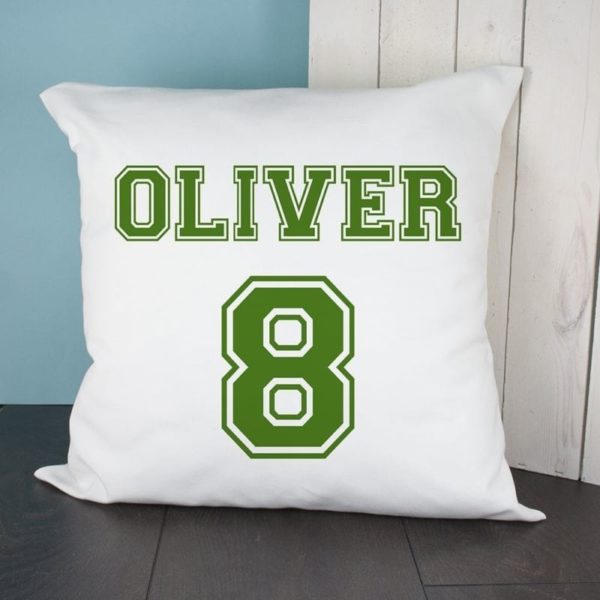 Personalised Football Kit Cushion Cover