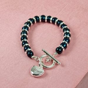 Personalised Harmony Bracelet Rainbow Pearl