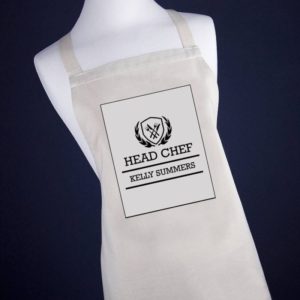 Personalised Head Chef Apron