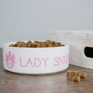 Personalised Lady Cat Bowl