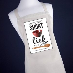 Personalised Life's Too Short Apron