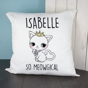 Personalised So Meowgical Cushion Cover