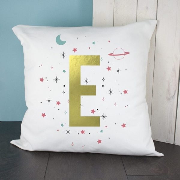 Personalised Space Girl Cushion Cover