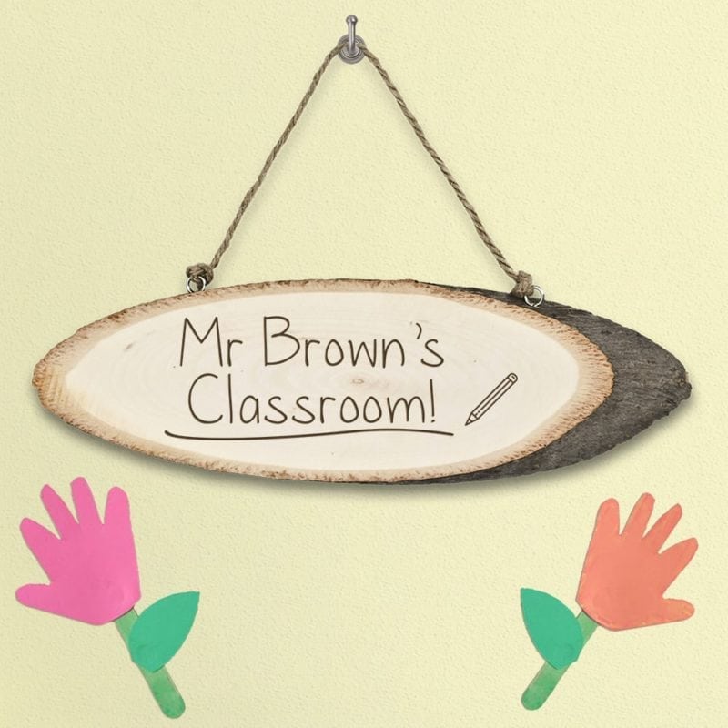 Personalised Teacher's Classroom Wooden Sign