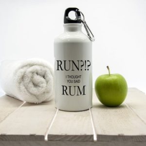 Run!? I Thought You Said Rum Personalised Water Bottle