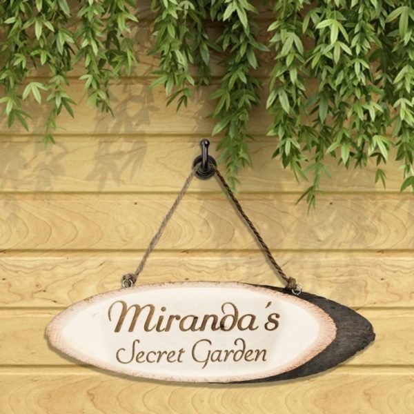 Secret Garden Personalised Wooden Sign