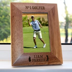 Top Golfer Engraved Photo Frame