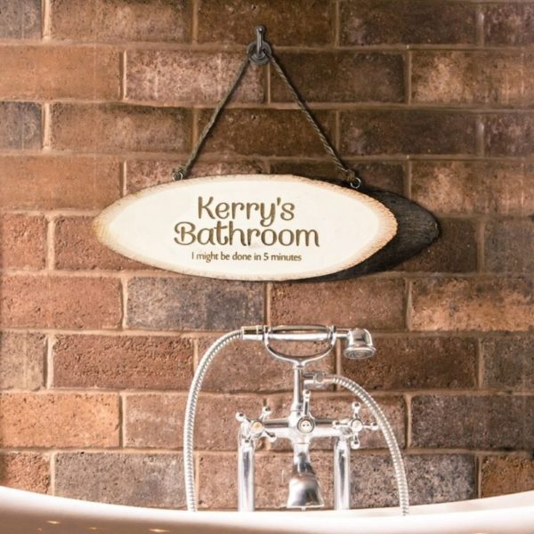 Your Bathroom Wooden Sign