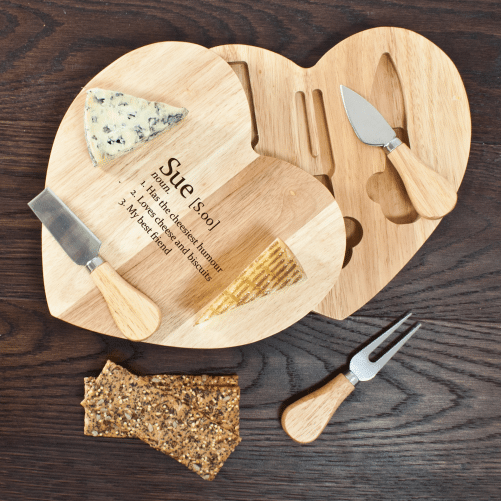 Your Definition Heart Cheese Set