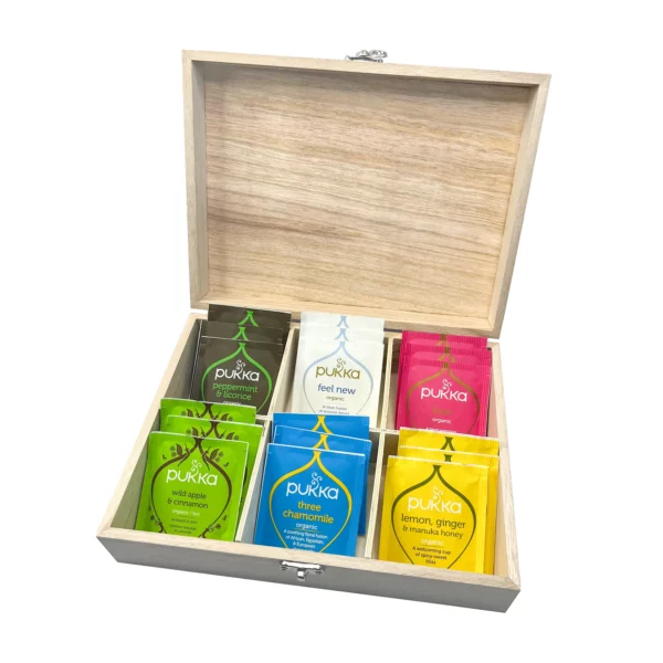 Personalised Initial Tea Box with Tea