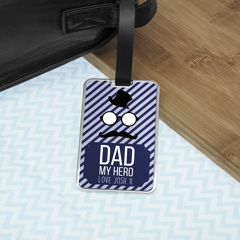 Dad You Are My Hero Luggage Tag