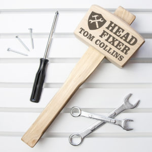 Head Fixer Personalised Wooden Mallet