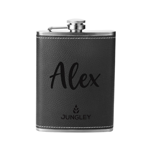 Faux Leather Hip Flask