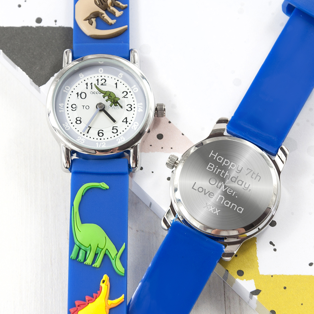 Kids Personalised Dinosaur Watch