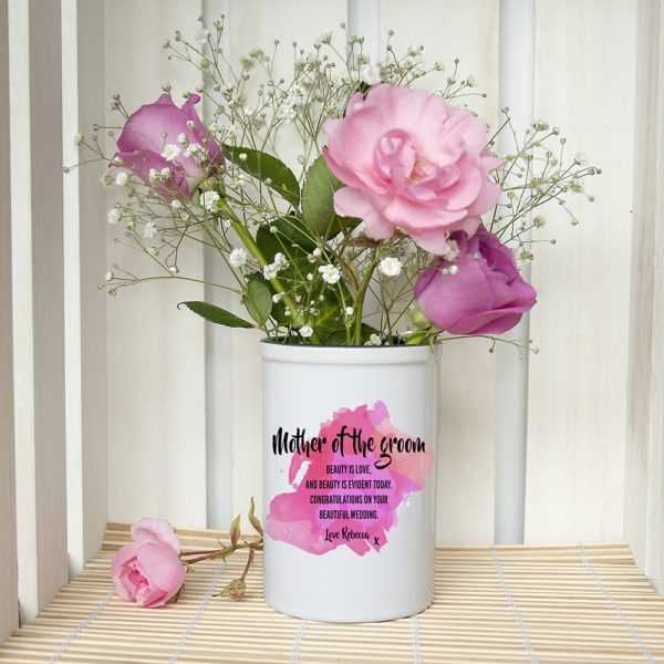 Personalised Mother of the Groom Miniature Champagne Bucket