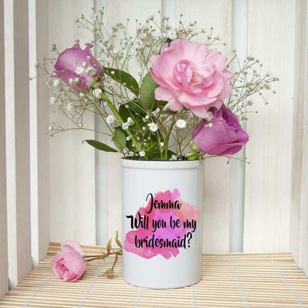 Will You Be My Bridesmaid Personalised Miniature Champagne Bucket