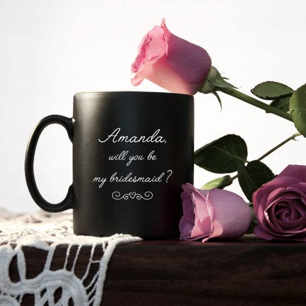 Personalised Help Me Bridesmaid Mug