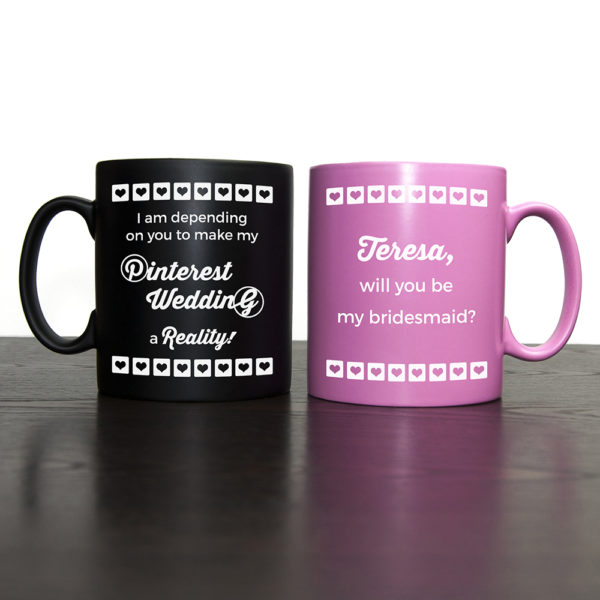 Will You Be My Bridesmaid Pinterest Wedding Mug