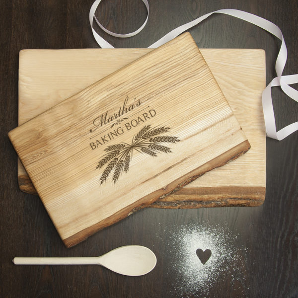 Personalised Welsh Ash Bread Carving Board