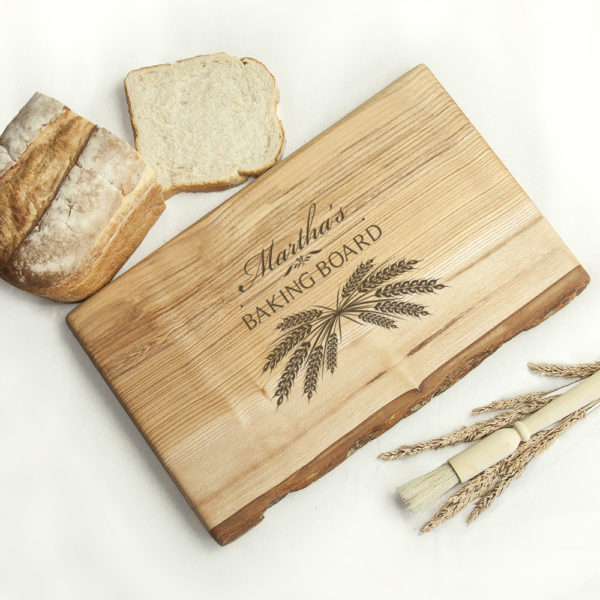Personalised Welsh Ash Bread Carving Board