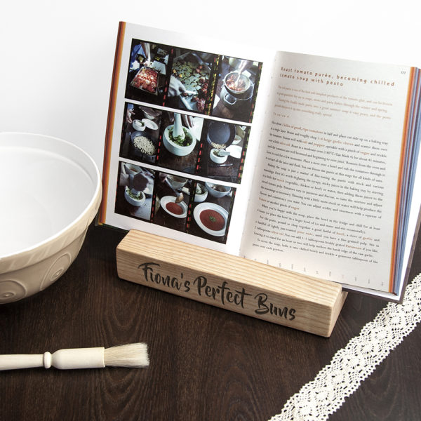 Personalised Double Kitchen Recipe Book or Tablet Holder