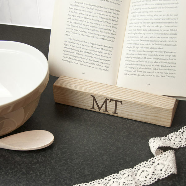 Personalised Single Kitchen Recipe Book or Tablet Holder