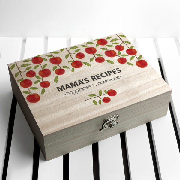 Personalised Orchard Recipe Box