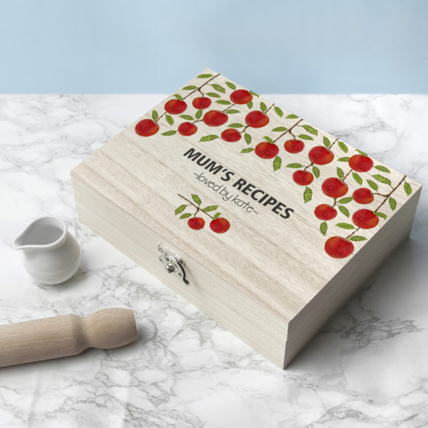 Personalised Orchard Recipe Box