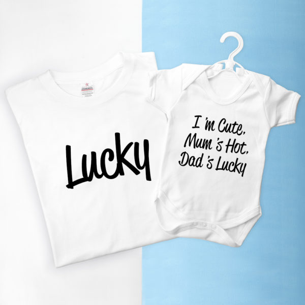 Personalised Daddy and Me Lucky Set