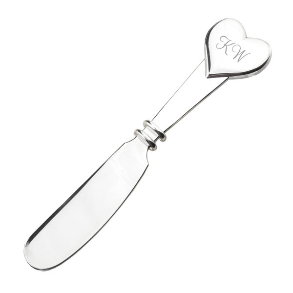Personalised Heart Butter Knife