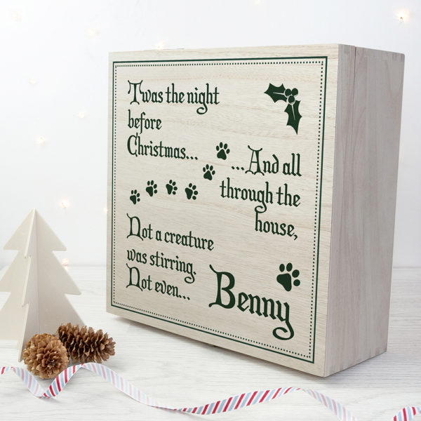 Personalised Pets T'was The Night Before Christmas Eve Box