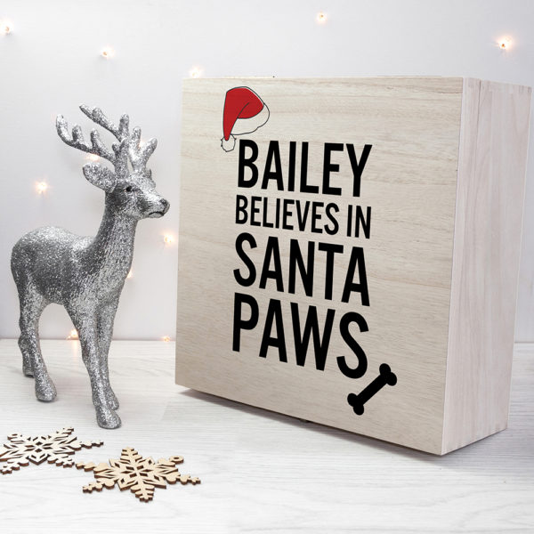 Personalised Pets Santa Paws Christmas Eve Box