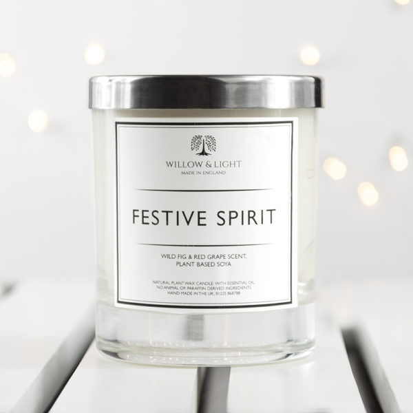 Personalised Festive Spirit Candle