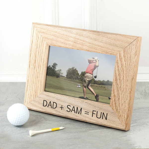 Wordsworth Collection Fun with Dad Engraved Photo Frame