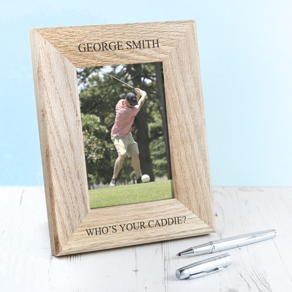 Wordsworth Collection Personalised Oak Photo Frame
