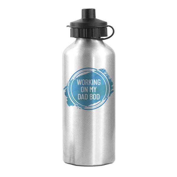 Personalised Silver Water Bottle