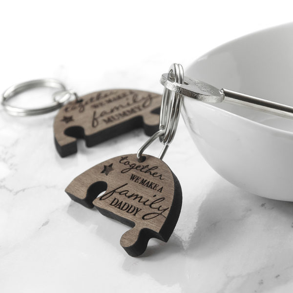 Personalised Family Together Keyring