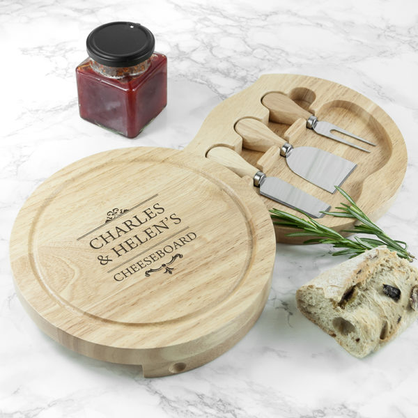Traditional Couple's Cheese Set