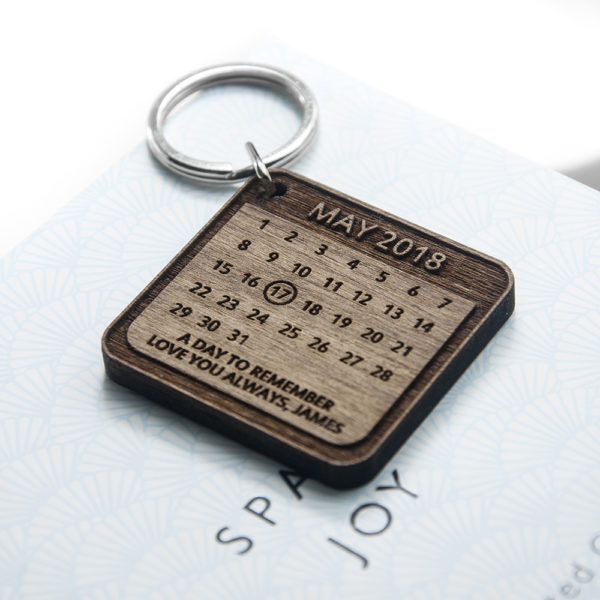Personalised A Day To Remember Square Keyring