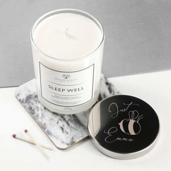Bee You Candle With Silver Lid