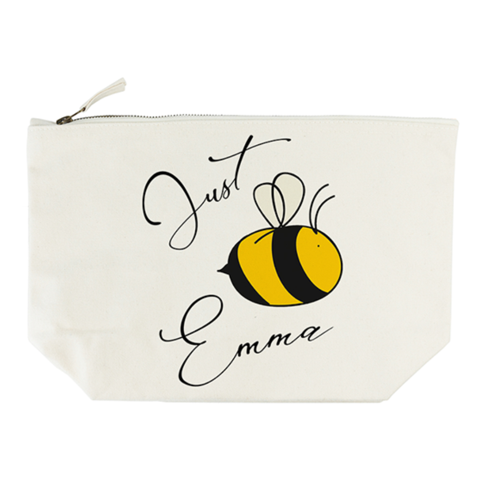 Bee You Cream Wash Bag