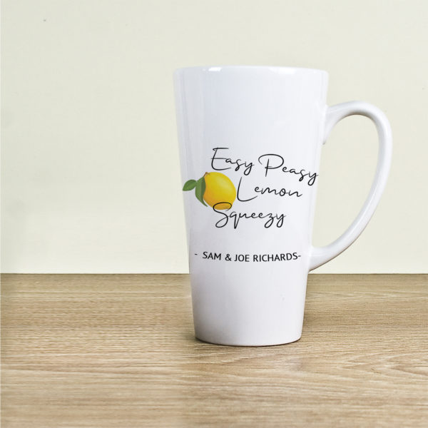 Easy Peasy Lemon Squeezy Latte Mug