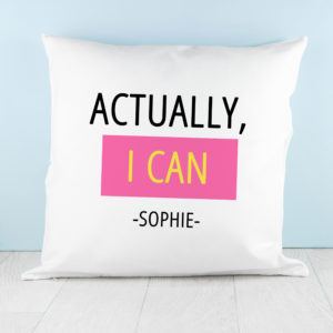 Actually I Can Cushion Cover Actually I Can Cushion Cover