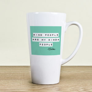 Kind People (Green) Latte Mug